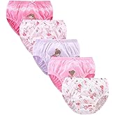 CHUNG Toddlers Little Girls Cotton Briefs Panties Pack of 5/6 Print Underwear 2T-10Years
