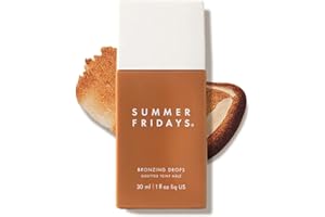 Summer Fridays Bronzing Drops - Hydrating Serum-Like Formula with Hyaluronic Acid - Hybrid-Makeup with Skincare Benefits - Help Support a Healthy Skin Barrier - Soft, Dewy Finish (1 Fl Oz)