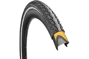 SIMEIQI 1 Pack or 2 Pack 700x35C Anti-Puncture Proof Layer Reflective Bike Tire with or Without Tubes with Presta Valves Road Bicycle Tires