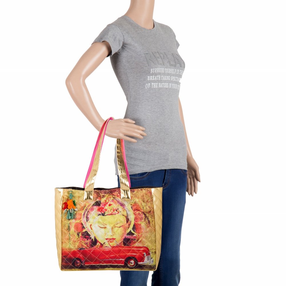 the house of tara women's handbag (multi colour)