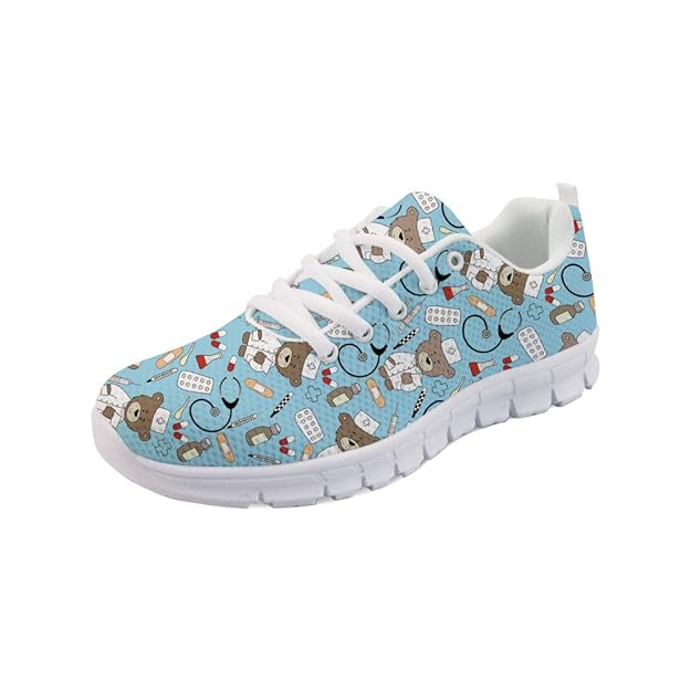 Nopersonality Damen Laufschuhe Sneaker Sportschuhe Schnürer Freizeitschuhe