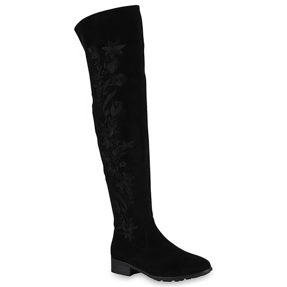 Stiefelparadies Damen Stiefel Overknees Flandell
