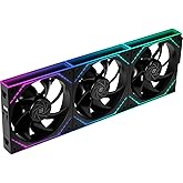 Thermalright TL-M12Q X3 120mm PC Case Fans, 2000RPM High Airflow, ARGB Daisy-Chain, Infinity-Mirror Lighting, 3-Pack