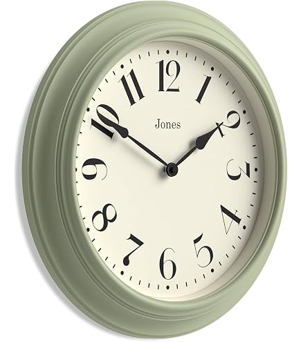 Amazon.com: JONES CLOCKS® Serenity wall Clock | Classic Round