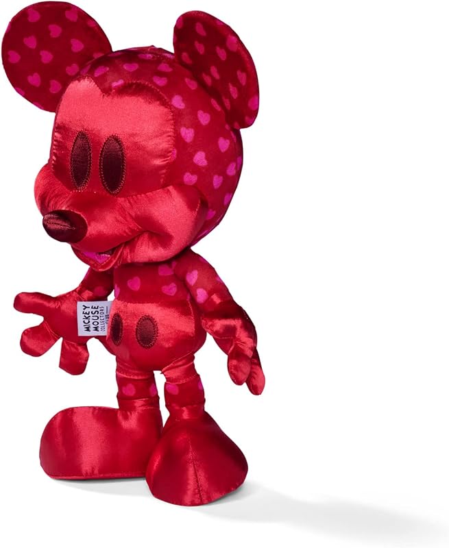 - Disney Plush Collezionabile di Mickey Mouse Love, 6315870307, edizione limitata luglio, dimensione 35 cm, con scatola da collezione, Esclusiva Amazon