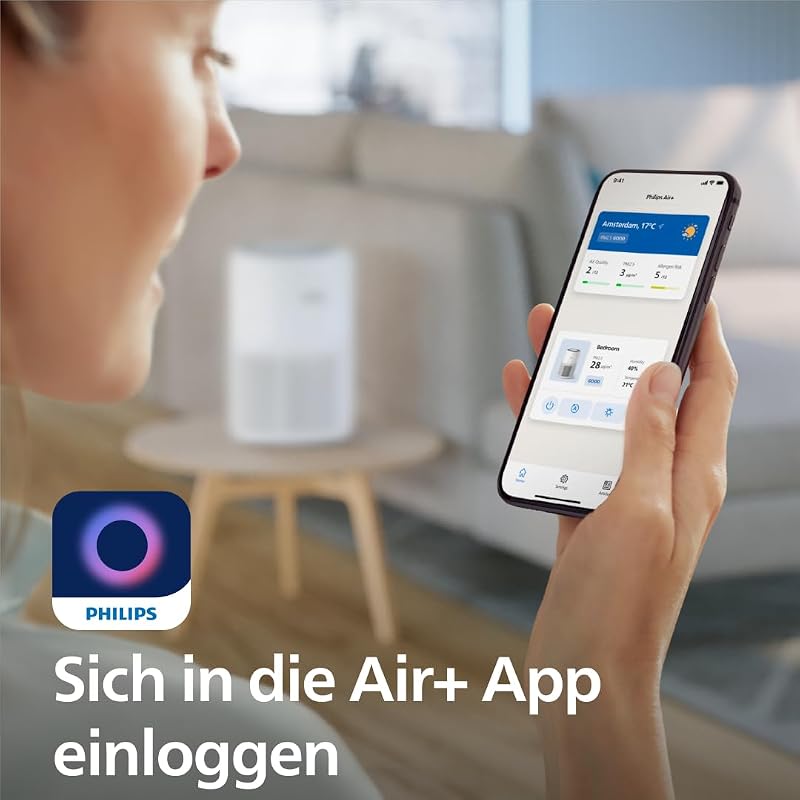 Luftreiniger 900 Serie mit App, Weiß, für Räume bis 65 m²