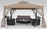 MASTERCANOPY Patio Outdoor Gazebo with Netting