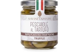 Savini Tartufi Dwarf Peaches with Truffle, 6.35 Ounce