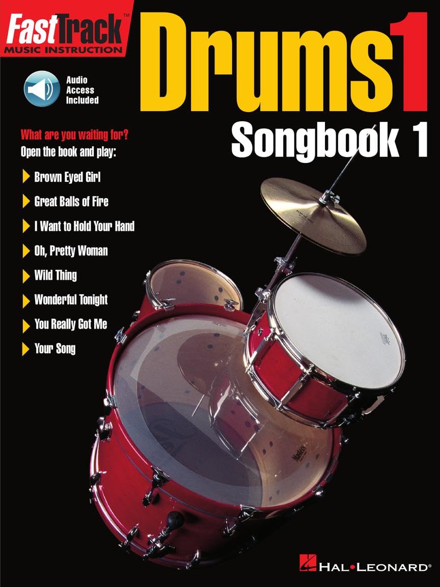 FastTrack - Drums 1 - Songbook 1. Includes Audio Online (Fast Track S)