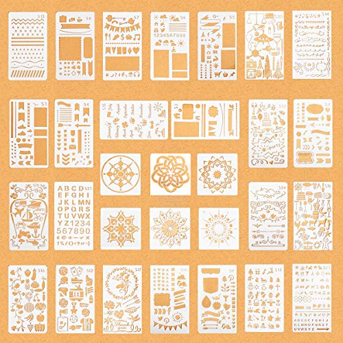 6 5ARTH+Journal+Stencils+Set+Templates