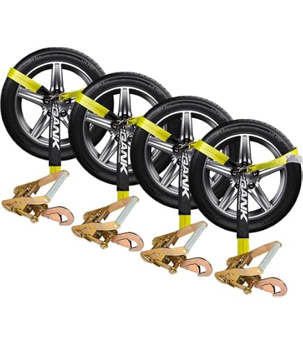 Tie 4 Safe 2 Short Handle Ratchet Buckle Tow Dolly Truck Trailer Flatbed Car Hauler 8pk Rb02ck 52 8
