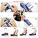 Pack of 4 No Tie Elastic Shoelaces For Adults, Konsait Lazy No-Tie Silicone Elastic Shoe Laces Running Shoelaces Athletic Shoe laces 16pc/pair, 2 pair Black + 2 pair White