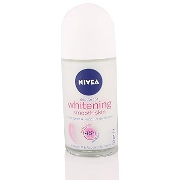 Buy Nivea Whitening Roll On Deodorant Feather Touch 50ml Bottle Online At Low Prices In India Amazon In