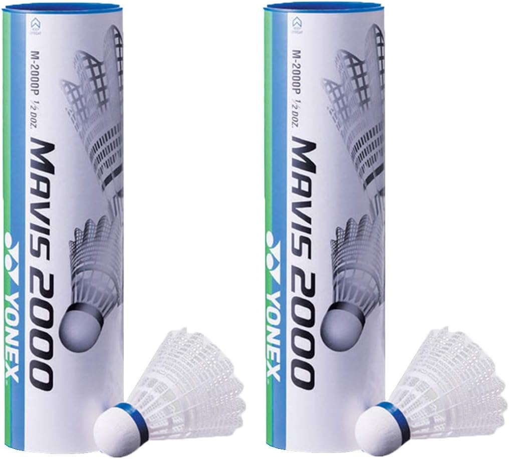 YONEX Mavis 2000 Nylon Tournament Shuttle-Yellow (1/2 Dozen): Sports & Outdoors