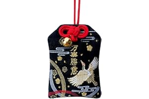 ARANCIONEANDQ Handmade Traditional Japanese Omamori Blessing Lucky Amulet for All is Successful Hanging Fortune Gifts for Women Men