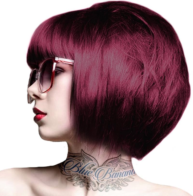 Crazy Color Burgundy 61 Semi Permanent Hair Dye 2 x 100ml Renbow