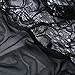 Lingerie for Women Sexy One-Piece Teddy Lingerie Bodysuit Lace Nightie (Medium (fits Like US Small), .Black)