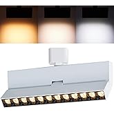 VANoopee 3-Color Dimmable LED Track Lighting Heads H Type Bright Track Light Heads Modern Ceiling Spotlight Fixtures for Kitc