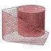 Royal Imports Diamond Sparkling Rhinestone Bling Wrap Ribbon Bulk DIY Roll - Event Decorations, Wedding Cake, Bridal/Baby Shower, Birthday, Arts & Crafts, Party Decorations - 30 Ft - 1 Roll - Red