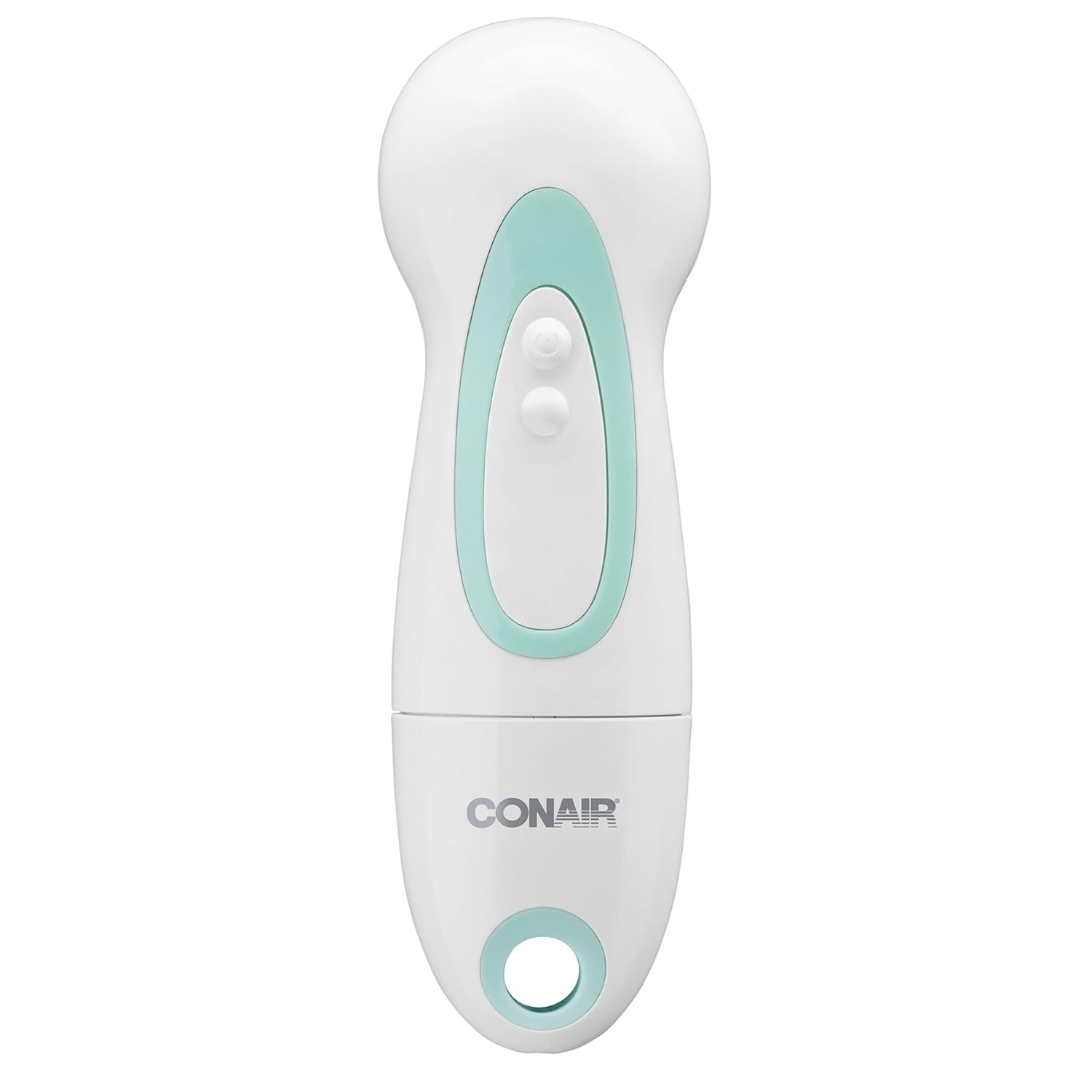 True Glow by Conair Battery Operated Sonic Facial Cleansing Brush, White: Beauty