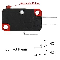 Heschen Micro Switch V-15-1C25 SPDT Button Type 20A