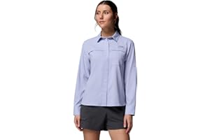 Columbia Womens PFG Castback Woven Long Sleeve