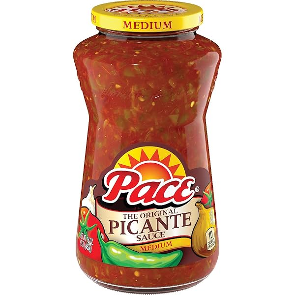 PACE MEDIUM PICANTE SAUCE, 16 OZ JAR
