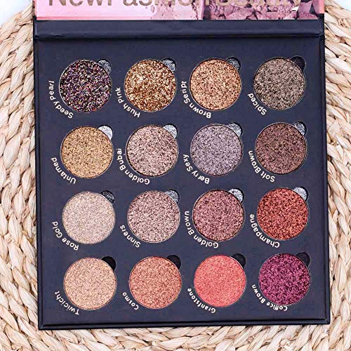 Shimmer Glitter Eye Shadow Powder Palette Matte Eyeshadow Cosmetic Makeup W