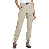 baleaf Women's Hiking Pants Quick Dry Lightweight Water Resistant Elastic Waist Cargo Pants for All Seasons