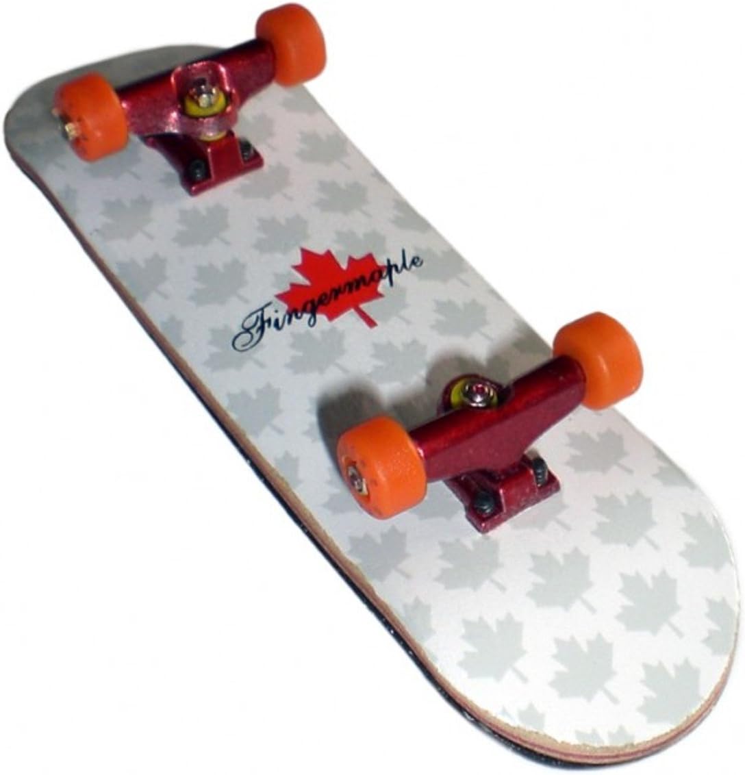 Fingermaple Profi Fingerboard Complete made of real wood - Orange/Red - Made in USA - Luxury Edition!!