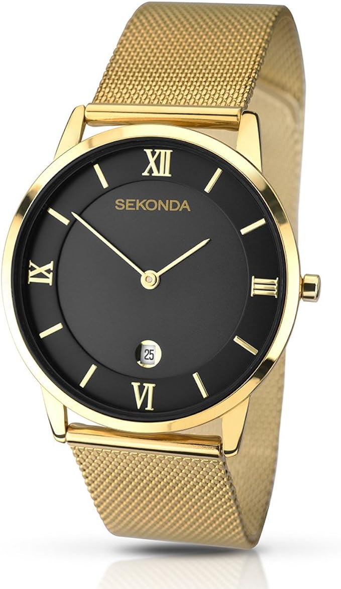 Montre Bracelet Homme Sekonda Acier Inoxydable - Cadran Bleu Foncé, Référence 6944698, Neuve Avec étiquettes