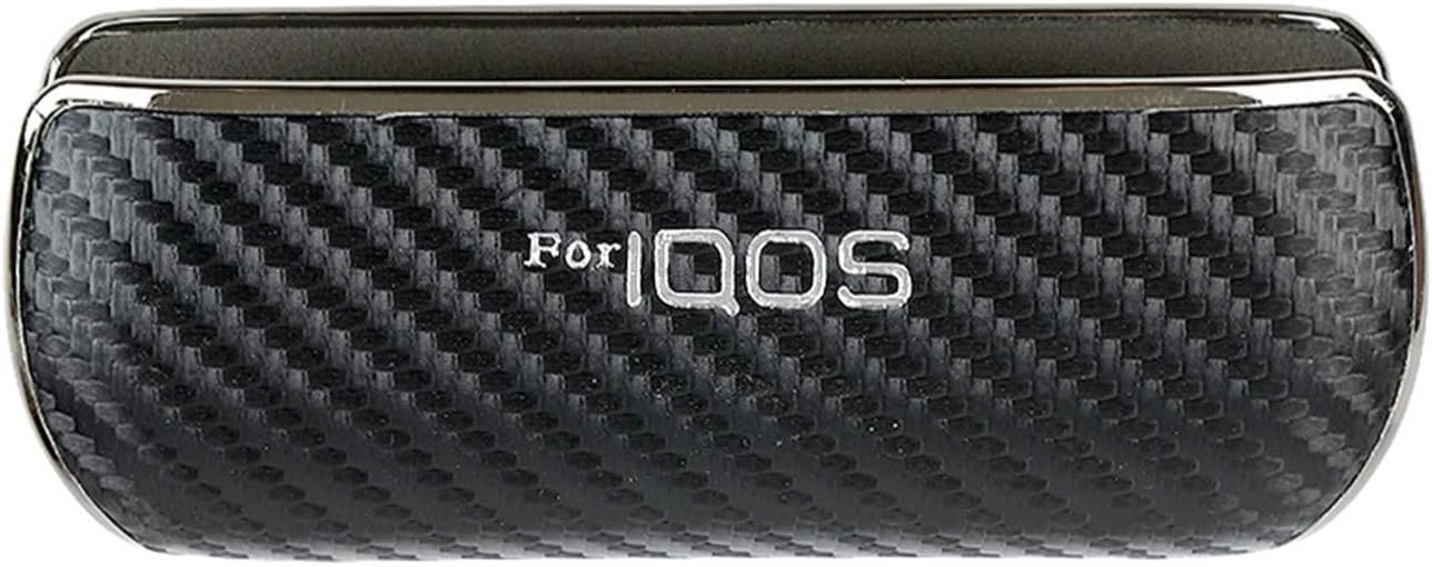 Leather Sleeve Case for IQOS 3.0/3.0 Duo from Impact, Dust, Scratch (Black)
