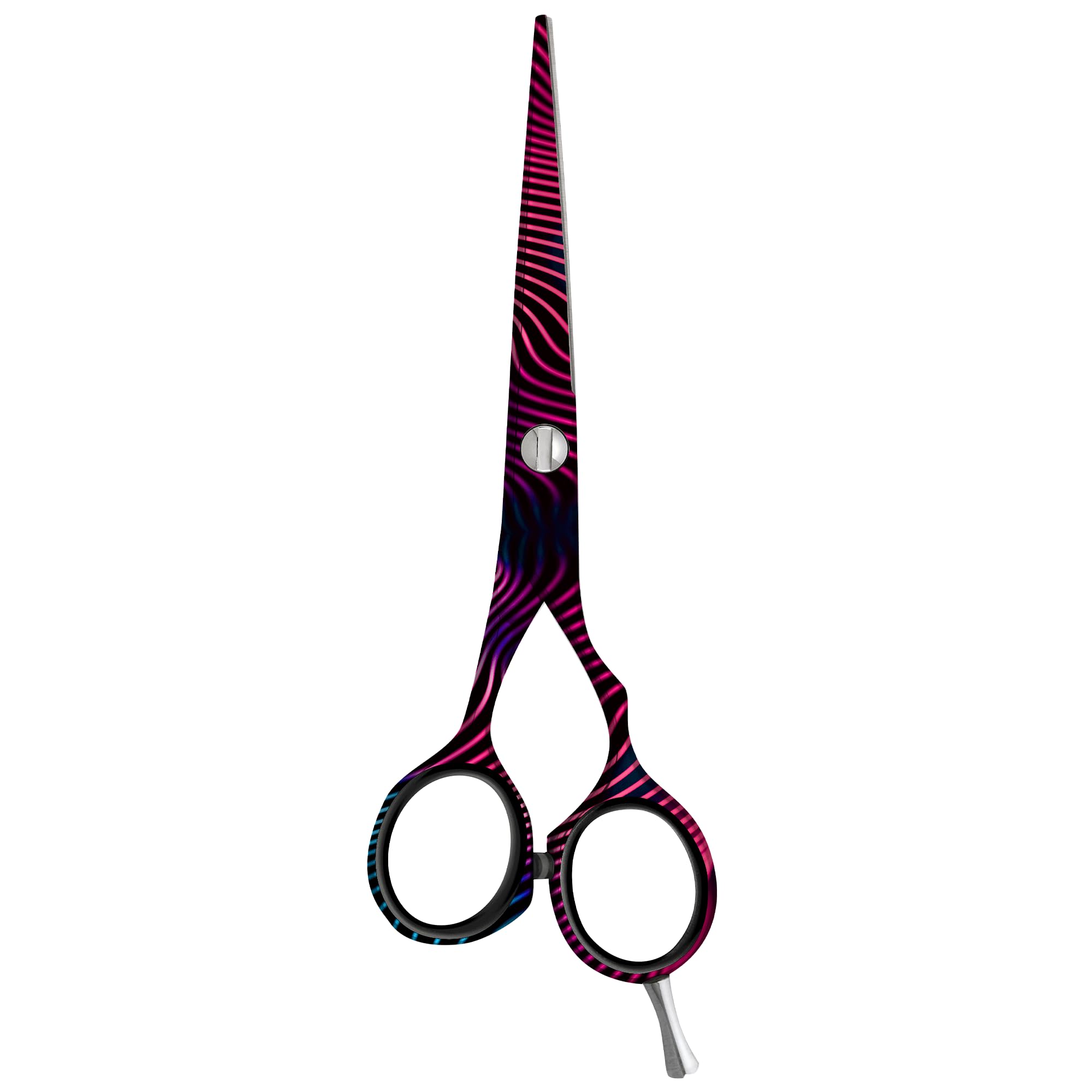 JAGUAR White Line Pastel Plus Offset Hairdressing Scissors, 5.5-Inch Length, Coral, 0.03402 kg