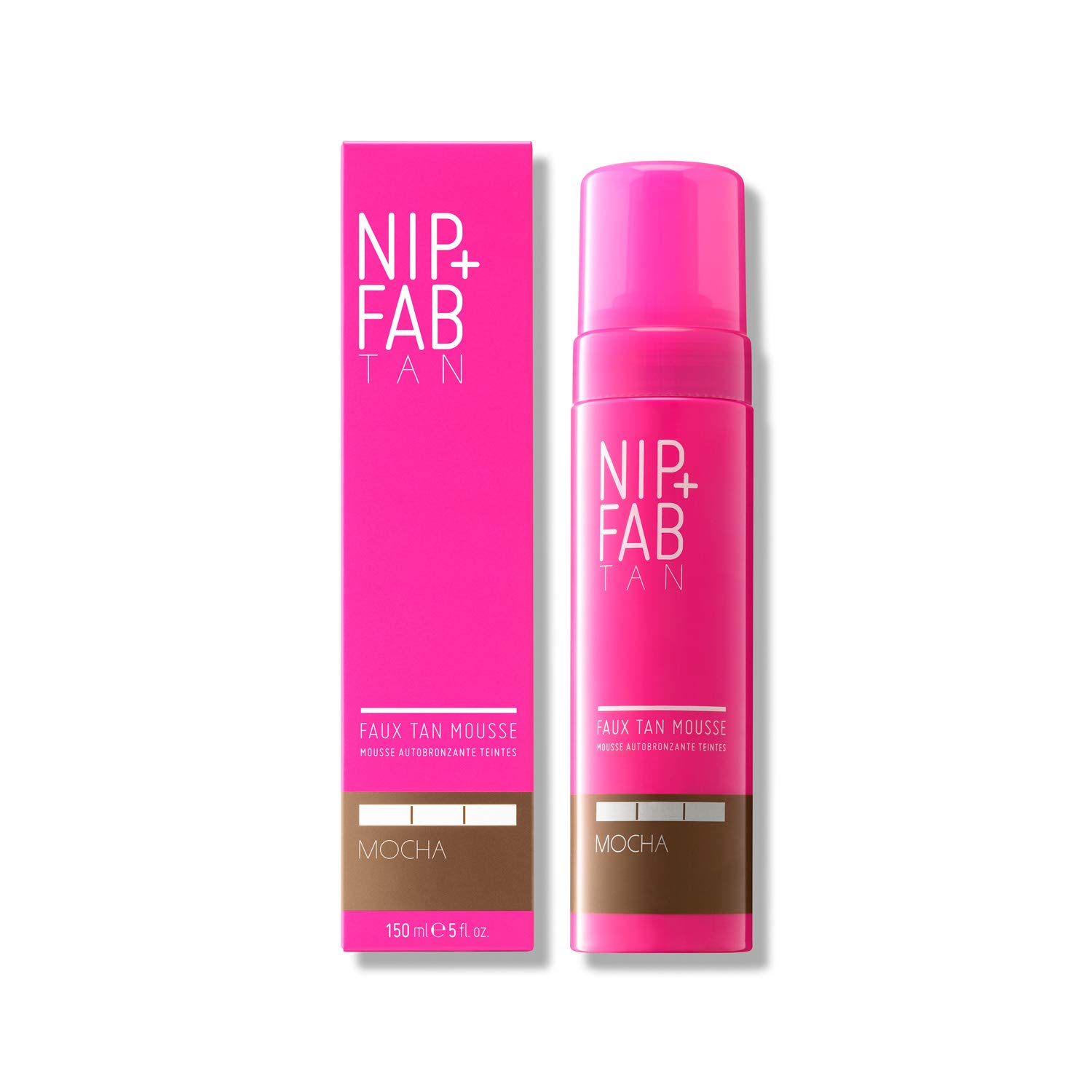Nip+Fab Faux Tan Mousse, Mocha, 150 ml