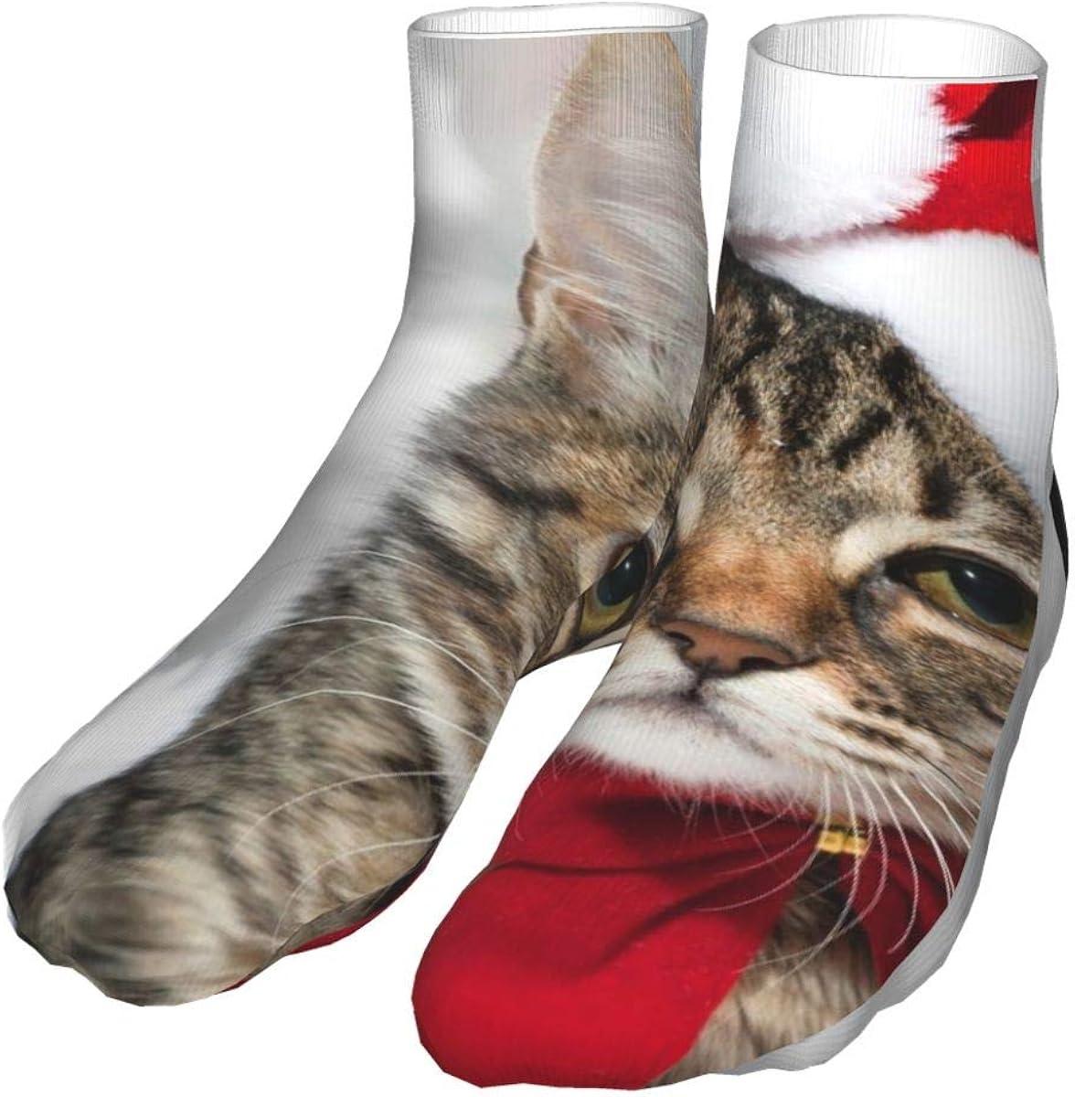 Christmas Cute Cat Kitten Low Cut Ankle Socks For Men Women