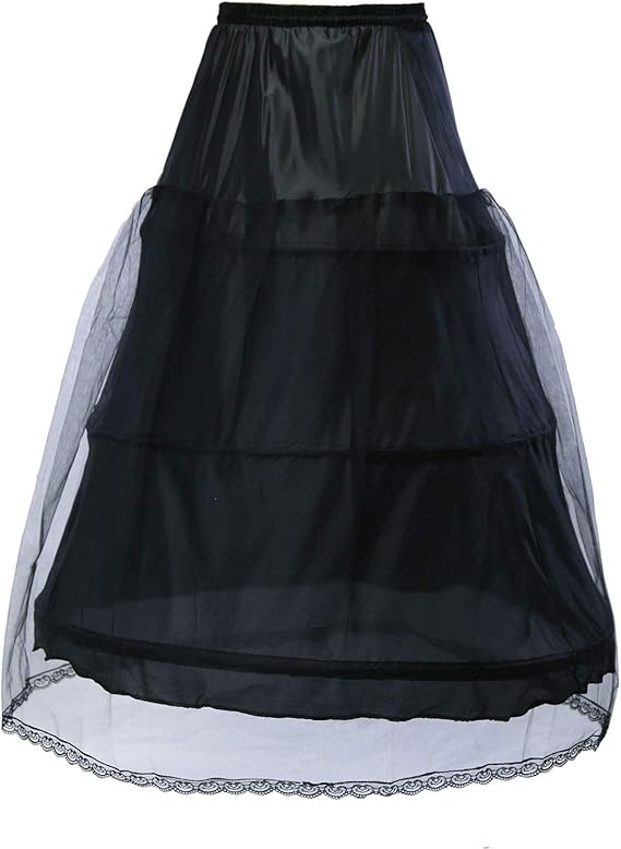 Yakamoz 3 Ringe Reifrock Unterröcke für Damen Crinoline 3 ...