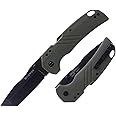 COLD STEEL Engage 3" 4116SS Razor-Sharp Tanto Point Blade 4.25" GFN Handle Everyday Carry Tactical Folding Knife with Atlas Lock