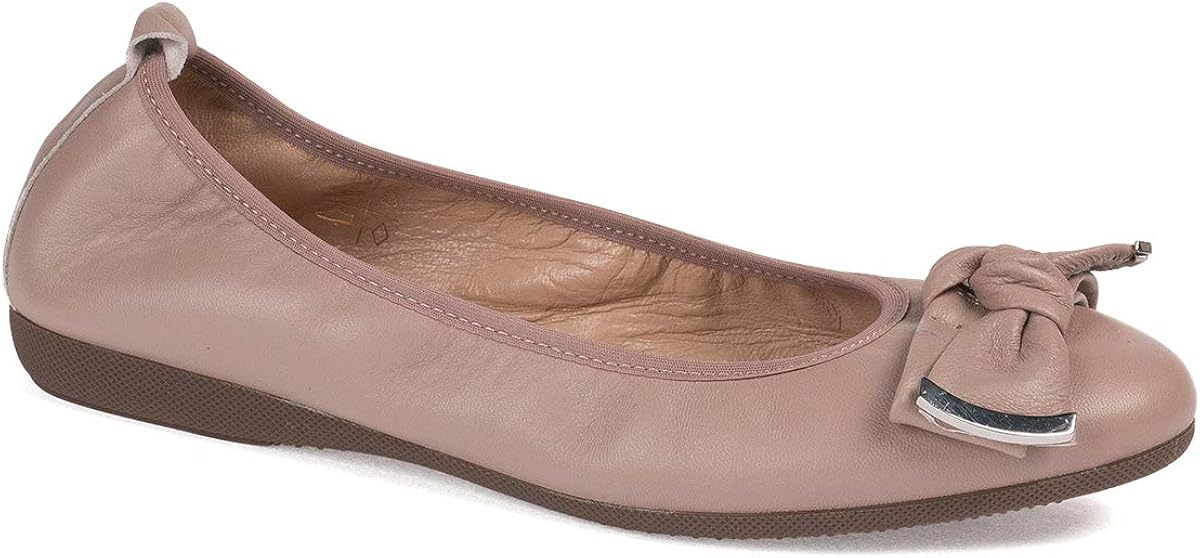 taupe ballerina flats