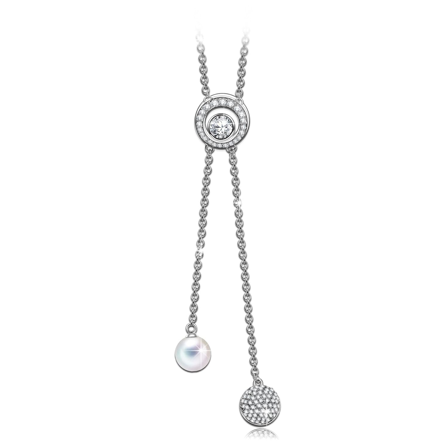 J NINA Despreocupada Chica Joven Cadena del Suéter de Los Elementos del