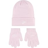 Nike Girls' Beanie & Gloves 2-Piece Set - Pink - One Size Fits All (7-16)