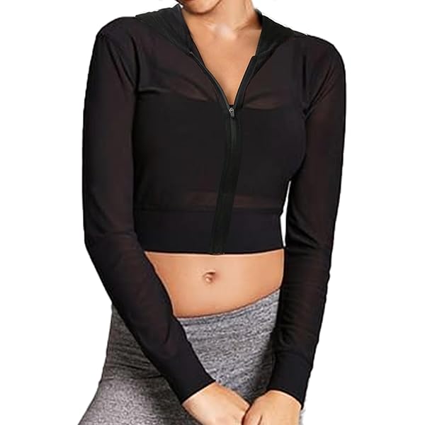 RUNNER ISLAND Womens Neon Yellow Long Sleeve Workout Top