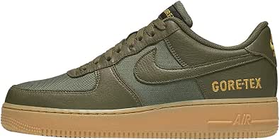 Amazon.com | Nike Mens AIR Force 1 Gore-TEX Casual Shoes (8, Medium  Olive/Sequoia/Gold/Black) | Basketball