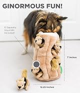Outward Hound Squirrel Dog Toy Plush Hide & Seek XL Squeaky Toy view 3