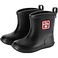 Tree Grandpa Toddler Rain Boots Baby Kids Easy-on Rain shoes Children Waterproof Shoes for Boys Girls(1-6 Years)