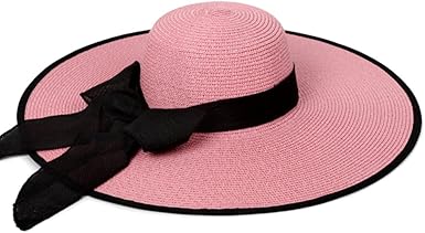 pink beach hat