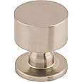 Top Knobs TK821BSN Serene Collection 1-1/8" Lily Knob, Brushed Satin Nickel
