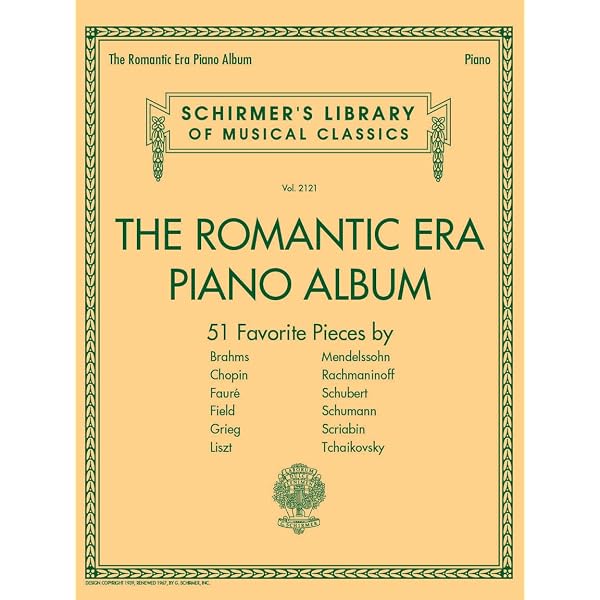 Anthology of Romantic Piano Music: Intermediate to Early Advanced