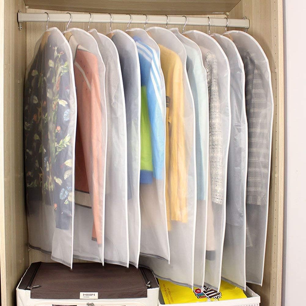 10st. Kleidersäcke Kleiderhülle transparent 120/100 cm lang Staub