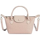Mini Small Size Braided Luxury Leather Women's top Handle Handbag Fashion Travel Daily Satchel