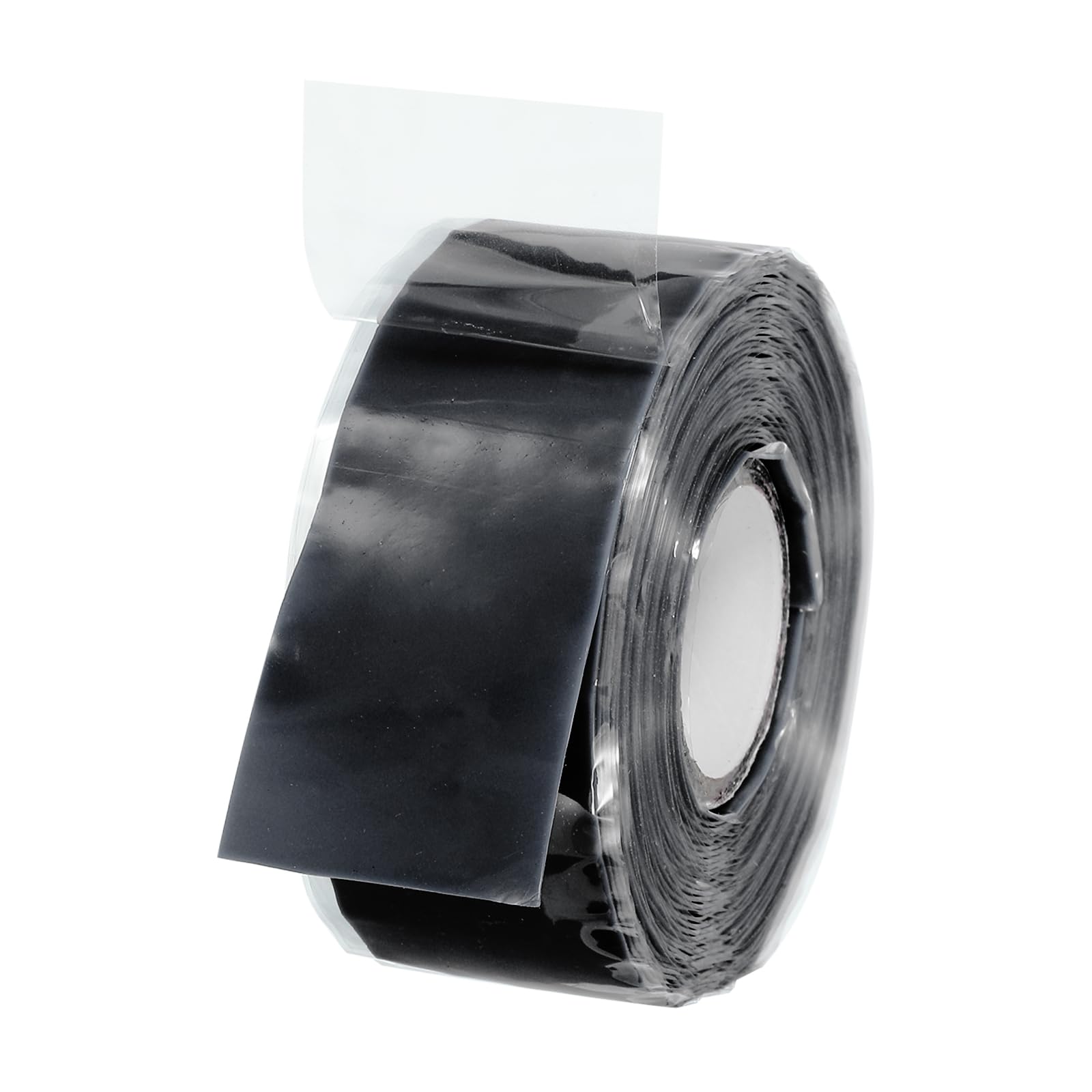 PATIKIL Grip Tape for Handles 1" x17ft, 1 Roll Self-Fusing Silicone Tape for Bike Handles Pull Up Bars Gym Equipment Plumb/Hose/Pipe Leaks Emergency, Black